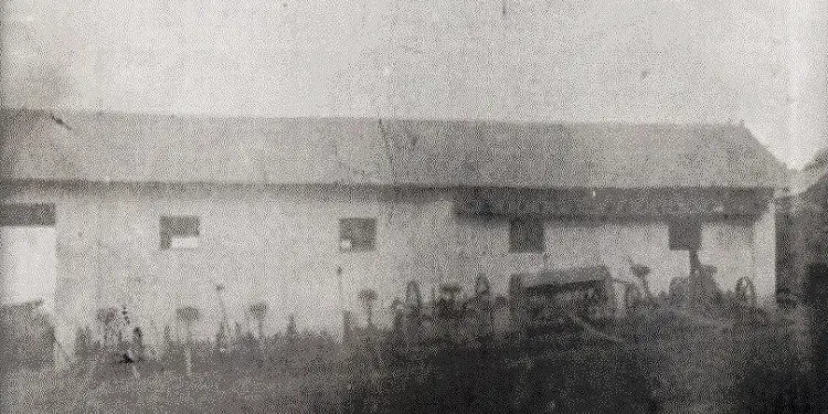 Fotografi me pamje nga qyteti i Lushnjes në vitet 1920-1926
