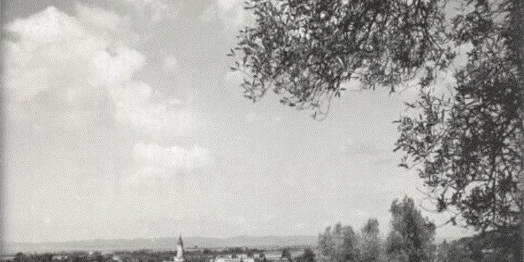 Fotografi me pamje nga qyteti i Lushnjes në vitet 1920-1926