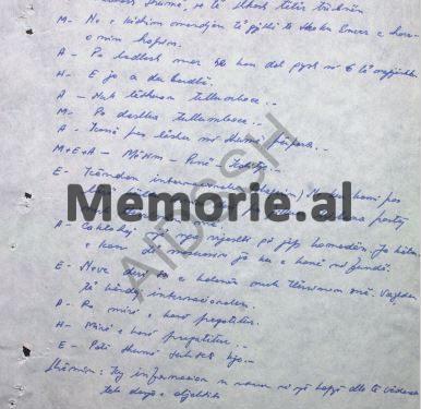 “Për survejimin e Agron Hazbiut, janë shtuar dhe B.p. ‘Jupiteri’ e ‘Shënjuesi’, të cilat do shikojnë nëse ata, takohen me familjen e armikut Koço Theodhosi…”! / Raporti sekret i Sigurimit
