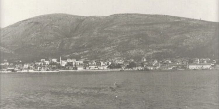 Fotografi me pamje nga qyteti i Pogradecit në vitet 1916-1940