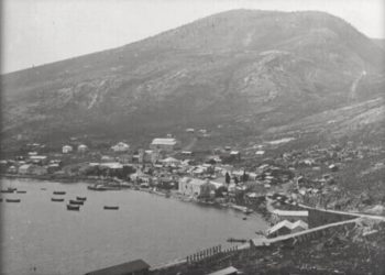 Photo with a view of Saranda