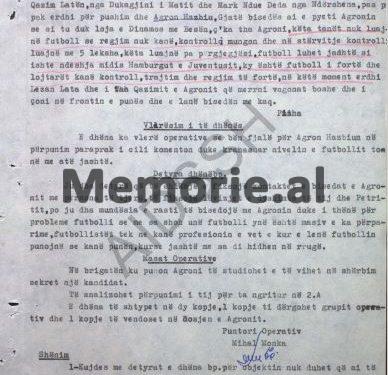 “Kur po i rregulloja frigoriferin Agron Hazbiut, ai më tha; fshatari hante mish kur kishte derrin dhe lopën, që i bënte 10 kg. qumësht, kurse tani…”/ Relacioni i Degës së Brendshme Mirditë, qershor ’83