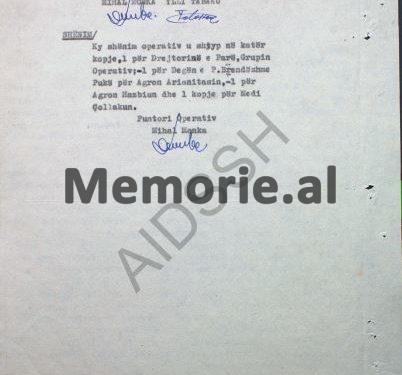 Kur Sigurimi i Shtetit me bashkëpunëtorët e tij, ndiqte në çdo hap në qytetin e Rrëshenit, Agron Aranitasin, dhëndrin e Kadri Hazbiut, ish-drejtor teknik i RTSH-së, i internuar në Pukë