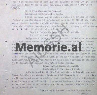 “Kur Agron Aranitasi, do vijë në Rrëshen për të sjellë fëmijët te ish- gruaja e tij, do përgjojmë banesën e Medin Çollakut, pasi ai…”/ Relacioni i Degës së Brendshme të Mirditës, qershor ’83