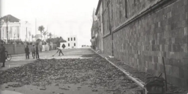 Fotografi me pamje të ndryshme të Tiranës 1917-1993