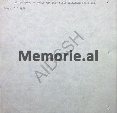 “Marrëdhëniet e shokut Halim Xhelo, me babën e tij, armik e agjent i imperializmit, kanë ardhur duke u trashur dhe Halimi, ka pasur një konsideracjon të çuditshëm për të…”!/ Letrat nga Dukati për Kadri Hazbiun