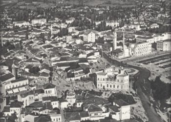 Photographs with different views of Tirana 1917-1993