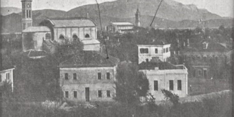 Fotografi me pamje të qytetit të Shkodrës rreth viteve 1879 – 1942