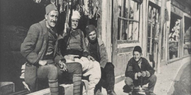 Fotografi me pamje të qytetit të Shkodrës rreth viteve 1879 – 1942