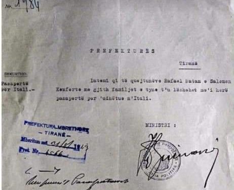 “Kur Kol Bib Mirakaj, priti në zyrën e tij në Ministrinë e Brendshme, hebre Leon Thuri, ai nxori një çantë me kartëmonedha dhe…”/ Gjesti fisnik i ish-ministrit “kuisling” në ’43-in