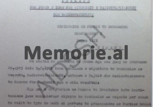 “Arrestuam Muhamet Osekun, se u shpreh: ‘mbasi të vritet udhëheqësi kryesor, me dy tre ushtarë, duhet pushtuar Radio-Tirana dhe të njoftojmë botën se…”/ Relacioni i Drejtorit të Sigurimit, për RTSH-në, gusht ‘81
