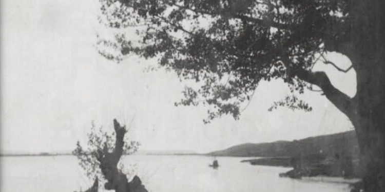 Pamje nga liqeni i Shkodrës në vitet 1920