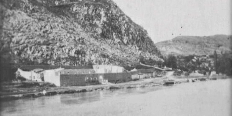 Pamje nga liqeni i Shkodrës në vitet 1920