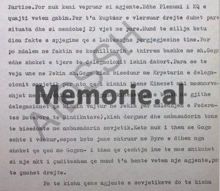“Panajot Plaku dhe çdo armik që ne e kemi dënuar, s’do të guxonin të bisedonin as me mua dhe as me Maqon, kur dihej besnikëria ime para Partisë…”/ Zbulohet letra e Liri Belishovës, në ’82-in