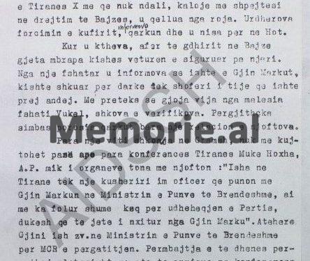 “Që kur ishte sekretar i parë shoku Rrapo Dervishi, i kam thënë se; Perikli Sheti, merr para për operacionet dhe nuk e fusin në burg, pasi…”/ Letra e ish-oficerit të Sigurimit, Hekuran Pobrati, në ’82-in