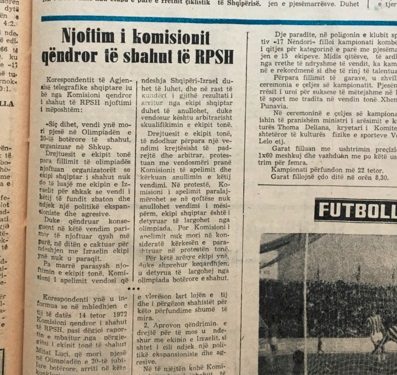 “At the World Olympics in ‘Zigen ’70’, when our team refused to play against South Africa, the Germans softened it, saying that the Albanian chess players fell asleep, but…” / Unknown history of boycotts