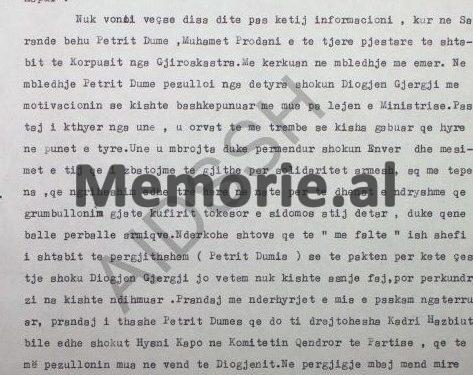 “Feçor Shehu nxori jashtë N., e cila takoi të dashurin e saj në Patra dhe ajo kishte shoqe të ngushtë K.P., mike e Feçorit, mjeke te lagja…”/ Letra e Mark Dodanit, për Hekuran Isain, në ’82-in