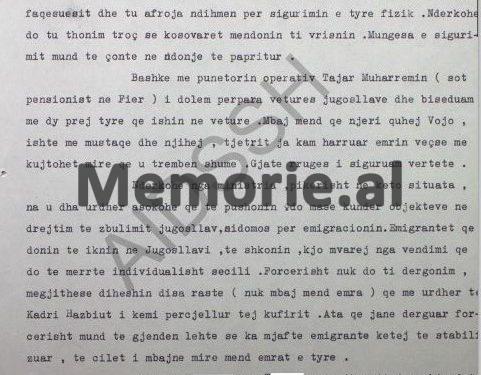 “Feçor Shehu nxori jashtë N., e cila takoi të dashurin e saj në Patra dhe ajo kishte shoqe të ngushtë K.P., mike e Feçorit, mjeke te lagja…”/ Letra e Mark Dodanit, për Hekuran Isain, në ’82-in