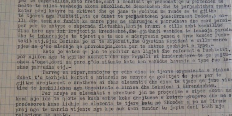 “Dita e Flamurit, 28 Nandueri, nuk po festohet, kurse 29 Nandori, që asht dita e okupimit të Shqipnis prej bishës…”/ Traktet e liceistëve të Shkodrës në 1948, që tronditën regjimin e Enver Hoxhës