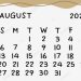 Historical Calendar 1 August