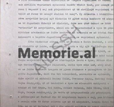 “Ahmet Jegeni vdiq në hetuesi, pa u dënuar, kurse me urdhër të Kadri Hazbiut e Feçorit, edhe mbas dënimit, Kiço Ngjela e Rrahman Përllaku, mbaheshin…”/ Letra e ish-gjeneral Nevzat Haznedarit, në ’82-in
