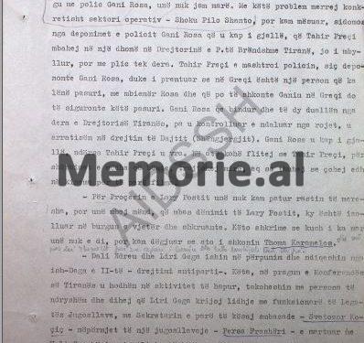 “Teme Sejko edhe pse u torturua, nuk foli asgjë dhe i lidhur me litar, gati i vdekur u muar në makinë me shofer Jorgo Bimo, e u çua në rrugën e Dajtit, ku…”/ Letra e gjeneral Nevzat Haznedarit, në ’82-in
