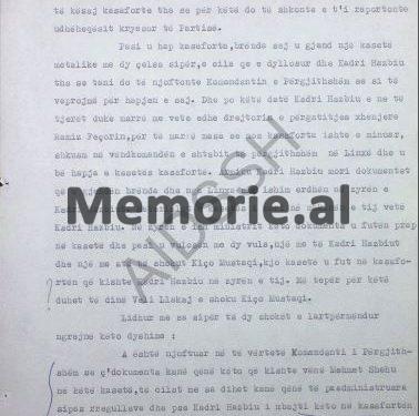“Mehmet Shehu na tha se; në këtë kasafortë të vogël, keni një dokument, që nuk duhet ta dini, por kur të vdes unë…”/ Zbulohet letra e Kadri Hazbiut për Enverin, tetor ‘82