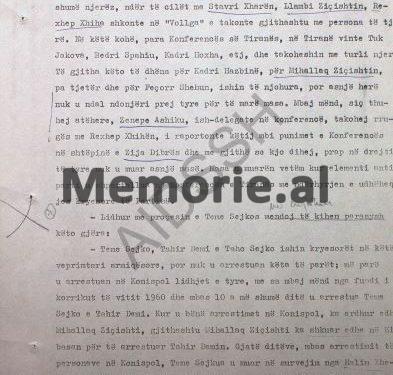 “Teme Sejko edhe pse u torturua, nuk foli asgjë dhe i lidhur me litar, gati i vdekur u muar në makinë me shofer Jorgo Bimo, e u çua në rrugën e Dajtit, ku…”/ Letra e gjeneral Nevzat Haznedarit, në ’82-in