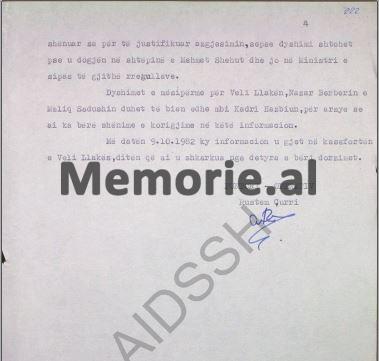 “Mehmet Shehu na tha se; në këtë kasafortë të vogël, keni një dokument, që nuk duhet ta dini, por kur të vdes unë…”/ Zbulohet letra e Kadri Hazbiut për Enverin, tetor ‘82