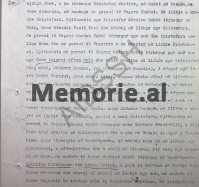 “Ahmet Jegeni vdiq në hetuesi, pa u dënuar, kurse me urdhër të Kadri Hazbiut e Feçorit, edhe mbas dënimit, Kiço Ngjela e Rrahman Përllaku, mbaheshin…”/ Letra e ish-gjeneral Nevzat Haznedarit, në ’82-in
