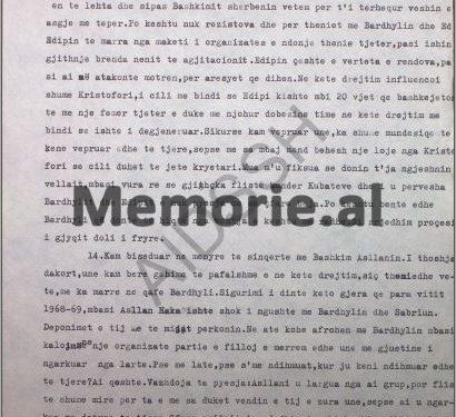 “Në qeli, hetuesi Bashkim Asllani më thoshte se Spiro Moisiu, është armik i Partisë, ai ka simpatizuar edhe gjermanët, kurse për Lym Ketën…”/ Letra e Ibrahim Kubatit në ’82-in
