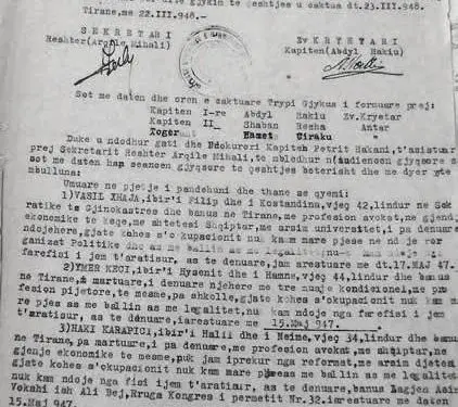 “Haki Karapici u dënua me vdekje dhe na u dha urdhri nga gjykata, për ekzekutimin e tij, por kjo na u duk e padrejtë e, kur i thamë Vaskë Kolecit, ai urdhëroi dhe…”/ Historia e “Grupit të tretë të deputetëve”!