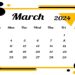 Historical Calendar March 01