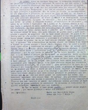 “Çabej deklarohej hapur pro regjimit fashist, u caktua si Ministër i Arsimit gjatë okupacionit gjerman e, bashkëpunonte me ta, mbronte politikën naziste dhe…”/ Dosja e Sigurimit, për profesorin e famshëm