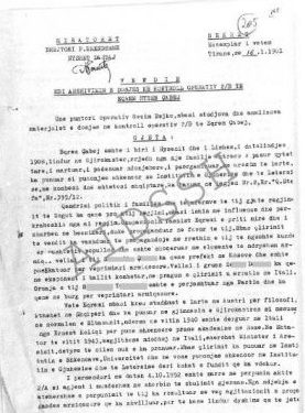 “Çabej deklarohej hapur pro regjimit fashist, u caktua si Ministër i Arsimit gjatë okupacionit gjerman e, bashkëpunonte me ta, mbronte politikën naziste dhe…”/ Dosja e Sigurimit, për profesorin e famshëm