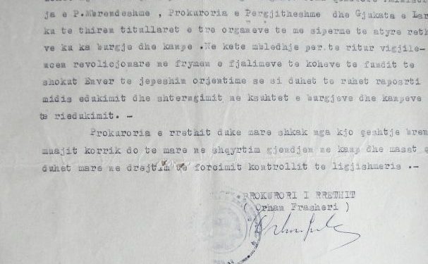 ”Pasi tentuan t’i hiqnin prangat shoqes së tyre, thanë kush do njoftonte komandën, do e rrihnin për vdekje dhe…”/ Raporti për Prokurorin e Përgjithshëm, korrik ’73, për revoltën e grave në burgun e Kuçovës