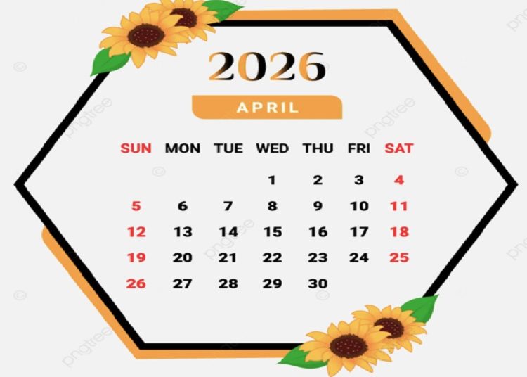 Kalendari 01 Prill 2026