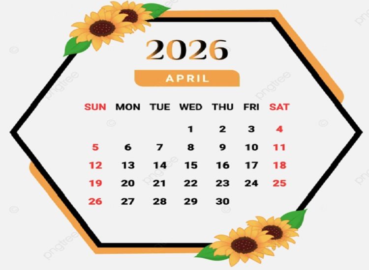 Kalendari 01 Prill 2026