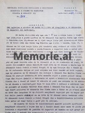 “Kryetari i Degës së Brendshme Pukë, urdhëroi që vend-roja nr.1, të përdorte armën, ndaj të dënuarve, M. Leka, K. Gjordeni dhe T. Ndoja, pasi…”/ Zbulohet dokumenti sekret i Revoltës së Qafë-Barit, 22 maj ‘84