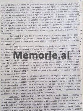 “Kryetari i Degës së Brendshme Pukë, urdhëroi që vend-roja nr.1, të përdorte armën, ndaj të dënuarve, M. Leka, K. Gjordeni dhe T. Ndoja, pasi…”/ Zbulohet dokumenti sekret i Revoltës së Qafë-Barit, 22 maj ‘84