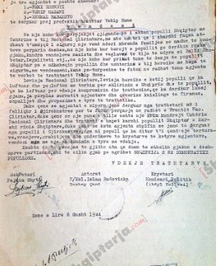 “Kur im atë, Prof. Luan Xheneti, pyeti Haki Toskën, për vrasjen e babait të tij, ai i tha: Nekiu, V. Hasani dhe Xh. Babameto, me urdhër të Enverit…”/ Historia e panjohur e ekzekutimit të tre nacionalistëve, në gusht 1943