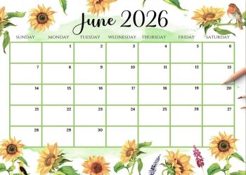 Calendar June 01, 2026