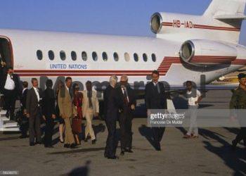 “Mr. Alia used the presence of the head of the United Nations, Perez de Cuellar, and foreign journalists, to eliminate the elements who were against…” / Writing of the ‘New York Times’, May 1990