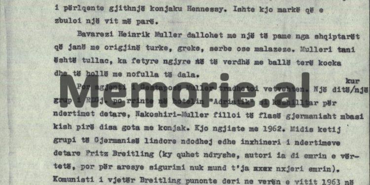 “Hajnrih Myler, ish-kreu i Gestapos hitleriane, s’ka vdekur, ai jeton në Shqipëri dhe është në shërbimin e diktatorit, Enver Hoxha…”! / Zbulohen dokumentet sekrete të vitit 1964