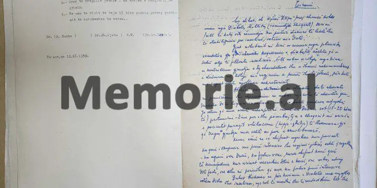 “Kohët e fundit shoku Hysni, ka shfaqur gjendje me të dridhura, uri e fortë, nxehtësi në trup, boshllëk në kokë dhe…”/ Zbulohet dosja mjekësore e tepër sekrete e Hysni Kapos, me shënimin e Enver Hoxhës