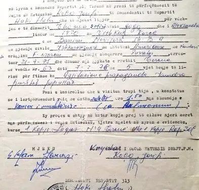 Misteri i zhdukjes i shqiptaro-amerikanit Thoma Sotiri në ’78-ën, ish-nënkryetar i “Vatrës”, pas arrestimit nga Sigurimi dhe denoncimit të dy kamerierëve të Hotel “Dajtit”, Kiços dhe Janit, nga Leskoviku