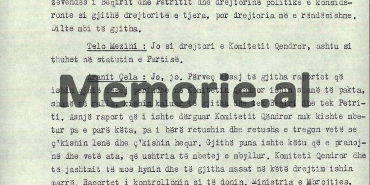“Petrit Dume, ishte i poshtër dhe i zgjuar për intriga. I kishte këto cilësi të këqija ai, kurse, Rrahman Parllaku…”/ Diskutimi i Haxhi Lleshit, në Presidiumin e Kuvendit Popullor, më 5 nëntor ‘75