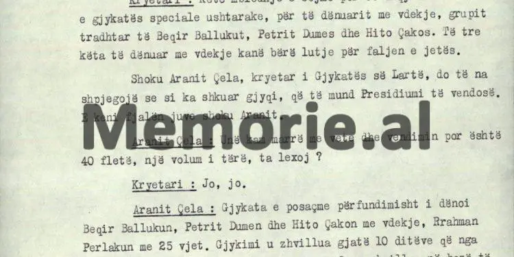 “Beqir Balluku donte lidhjet me Bashkimin Sovjetik, hapjen e dyerve të turizmit, uzina ‘Traktori’, të lidhej me Italinë, për modelin jugosllav…”/ Diskutimi i Aranit Çelës në Presidiumin e Kuvendit Popullor, 5 nëntor ‘75