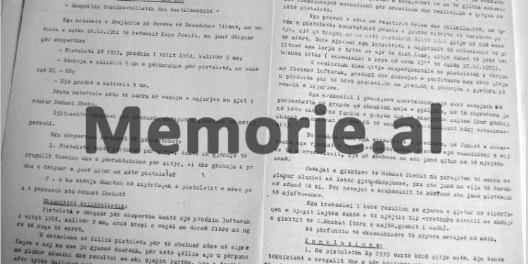 “Trupi i qytetarit Mehmet Shehu, ndodhej i shtrirë në krevatin e dhomës së gjumit dhe në krahun e djathtë, një pistoletë, por…”/ Zbulohen dokumentet dhe fotot e panjohura të ish-kryeministrit Mehmet Shehu
