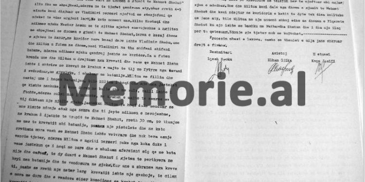 “Më 18 dhjetor 1981, kur erdha në mëngjes në punë, shoqja ime që kishte fjetur natën aty, Mimoza T., më tha se; pasi ike ti në orën 22.00, Mehmet Shehu më kërkoi që…”/ Dëshmia e rrallë e ish punonjëses së shërbimit, Farije Koçiraj